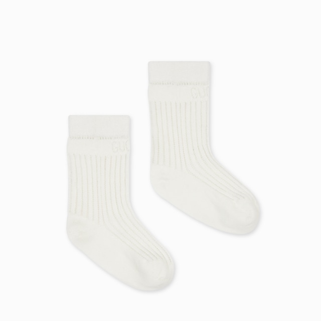 Children's rib cotton blend socks
