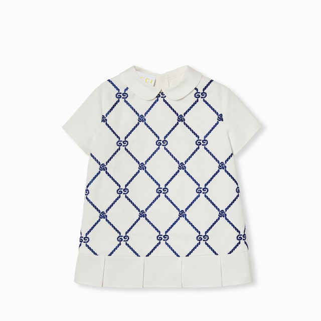 Baby embroidered cotton dress
