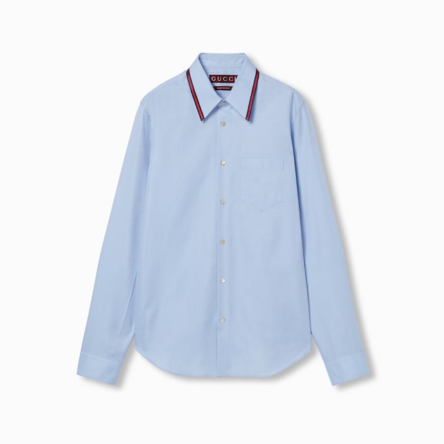 Oxford cotton shirt with Web