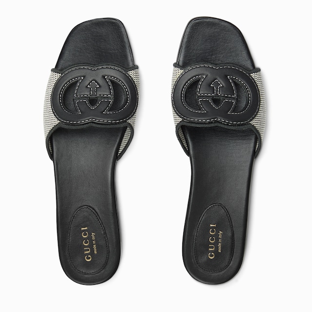 Women's slide sandal with Interlocking G