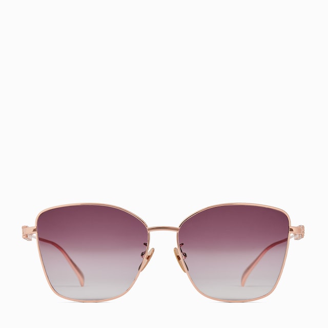 Low nose bridge fit butterfly sunglasses