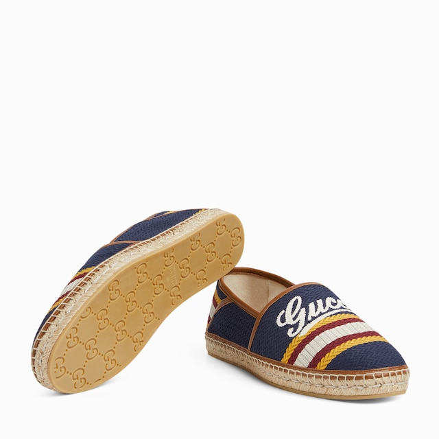 Men's espadrille with Gucci script