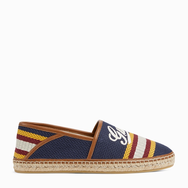 Men's espadrille with Gucci script