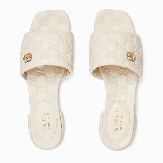 Women's slide sandal with Double G