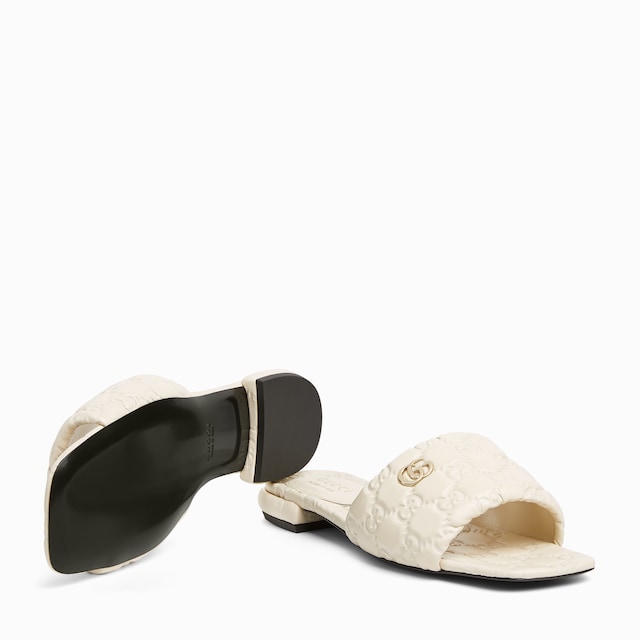 Women's slide sandal with Double G