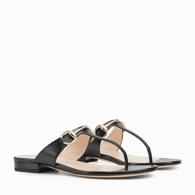 Women's thong sandal with Horsebit