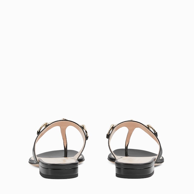 Women's thong sandal with Horsebit