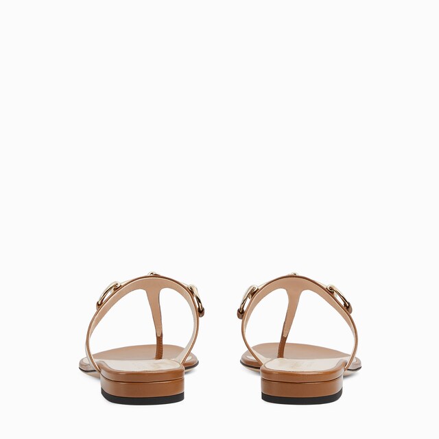 Women's thong sandal with Horsebit