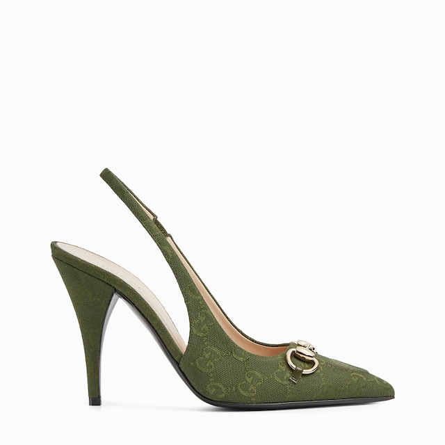 Women's slingback pump with Horsebit
