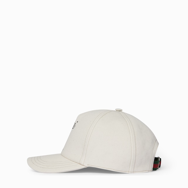 Printed cotton canvas baseball hat