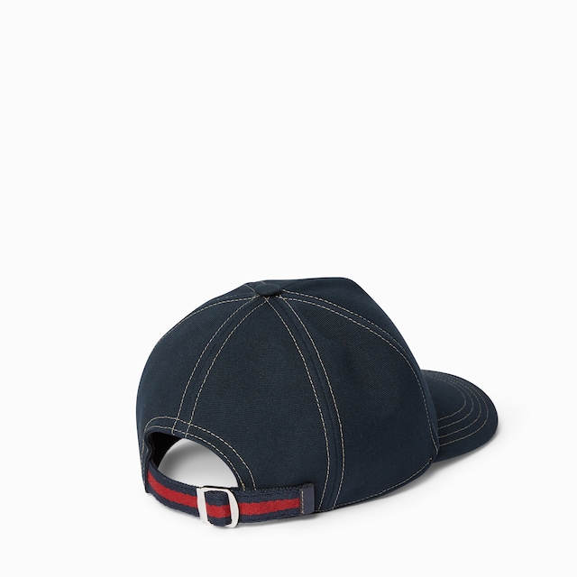 Printed cotton canvas baseball hat