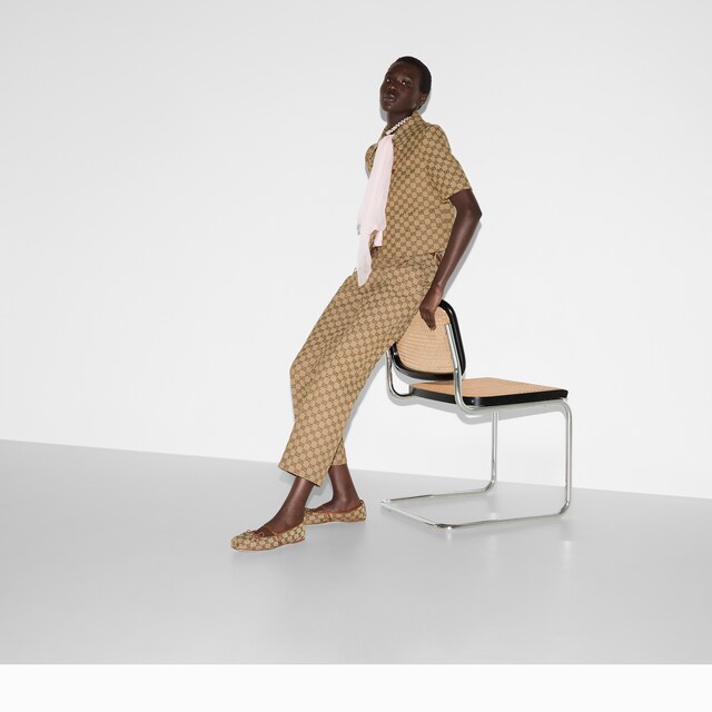 GG canvas pants with Horsebit - image 2