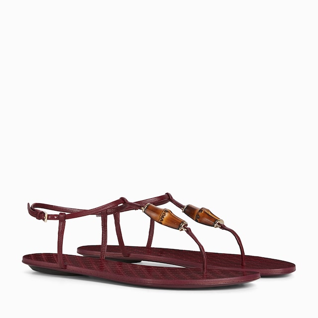 Women's thong sandal with Bamboo