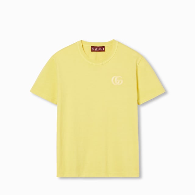 エンブロイダリー ソフトジャージー Tシャツホワイト | GUCCI公式