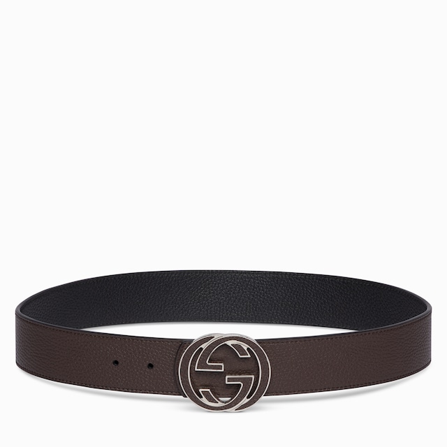 Ceinture réversible avec boucle GG