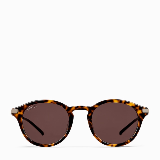 Low nose bridge fit round sunglasses