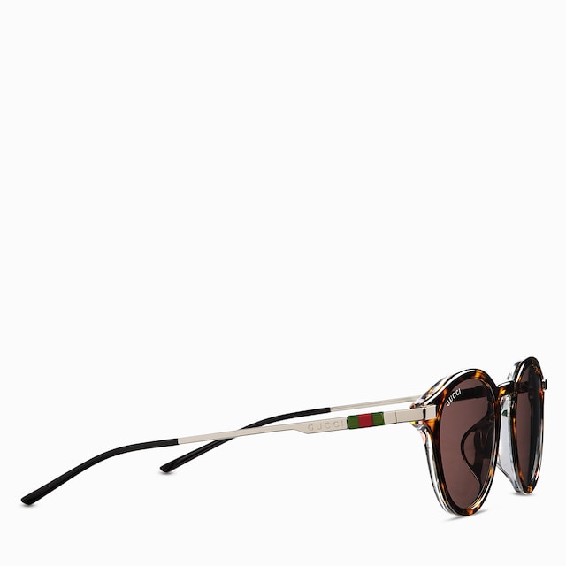 Low nose bridge fit round sunglasses