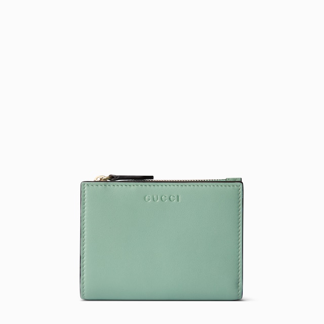 GG Emblem medium zip wallet