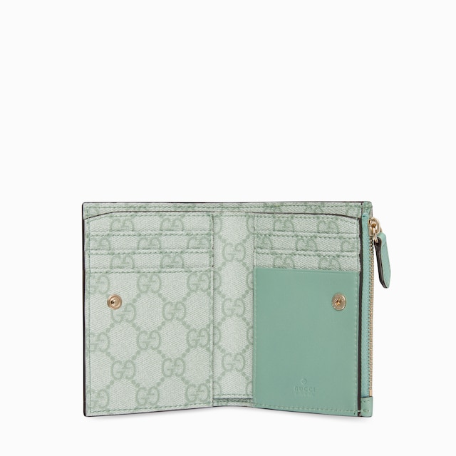 GG Emblem medium zip wallet