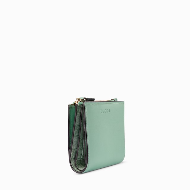 GG Emblem medium zip wallet