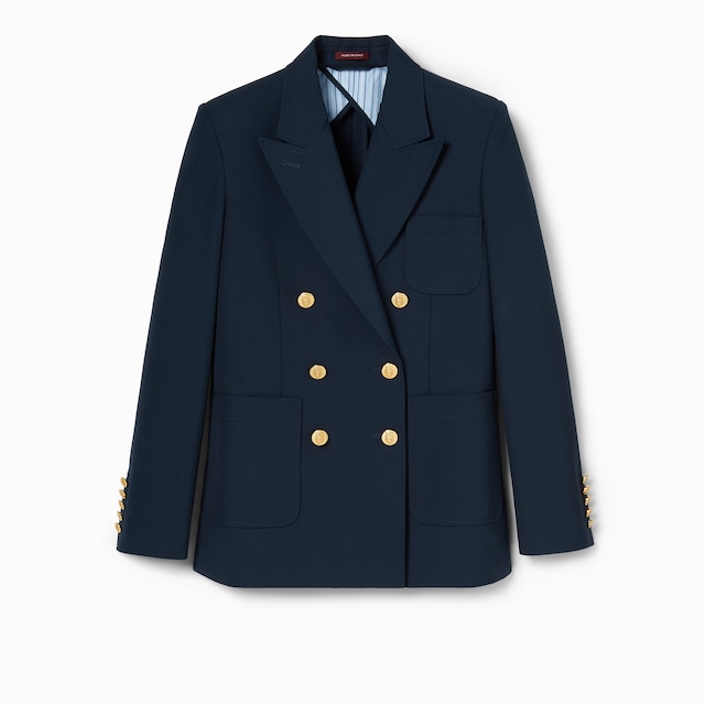 Double-breasted cotton jacket