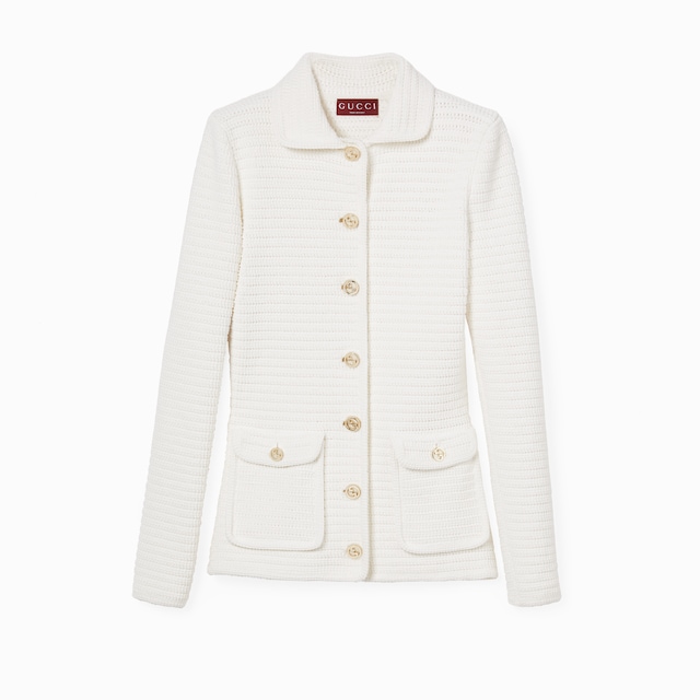 Fine cotton cardigan