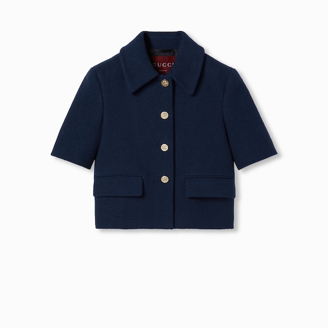 Cotton tweed jacket