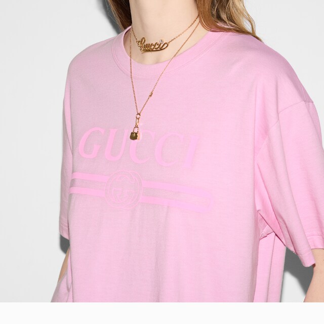 Printed cotton jersey T-shirt - image 4