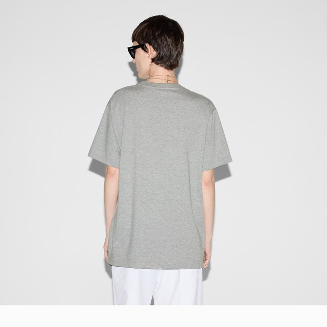 Cotton jersey T-shirt with print