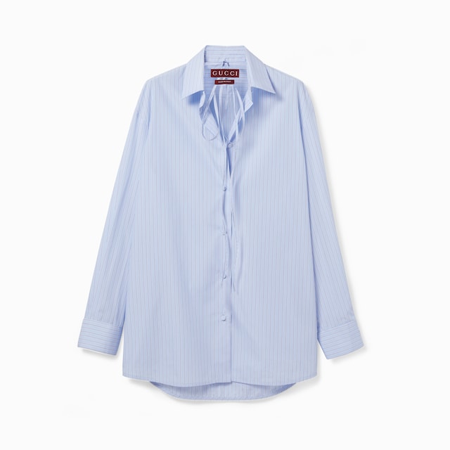 Striped cotton shirt