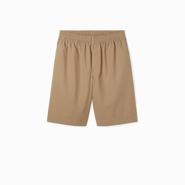 Short en popeline de coton