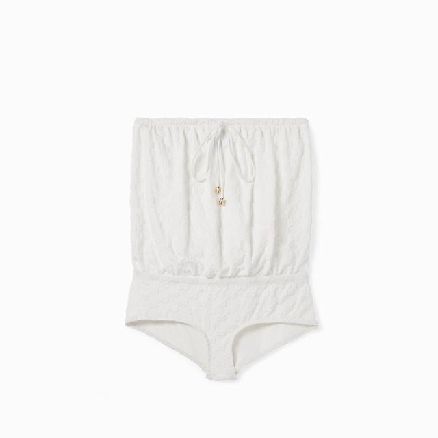 GG terrycloth jersey swimsuit