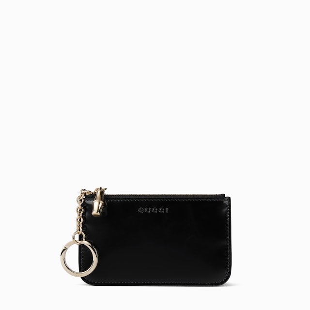 Key pouch with bamboo