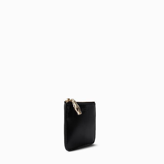 Key pouch with bamboo