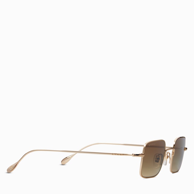 Sonnenbrille mit eckigem Rahmen
