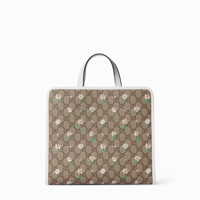 Children's printed GG tote bag