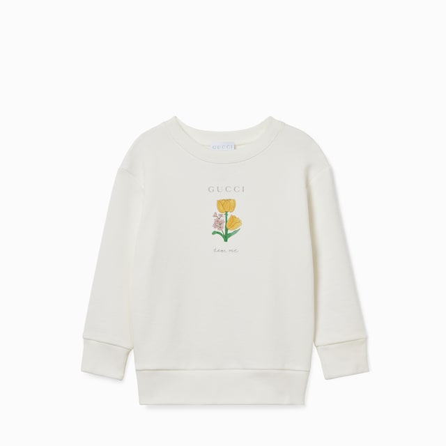 Children's cotton sweatshirt with print
