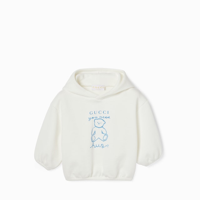 Baby cotton sweatshirt with print