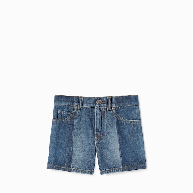 Short infantil de denim