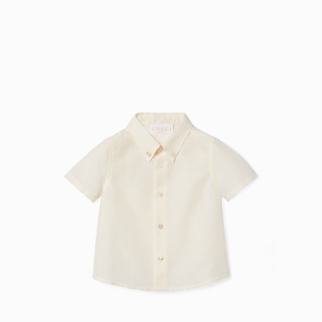 Baby GG cotton jacquard shirt