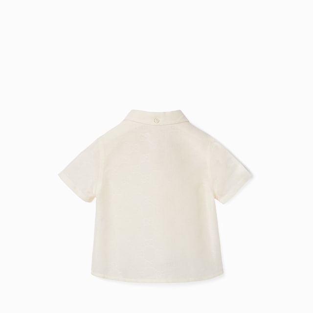 Baby GG cotton jacquard shirt