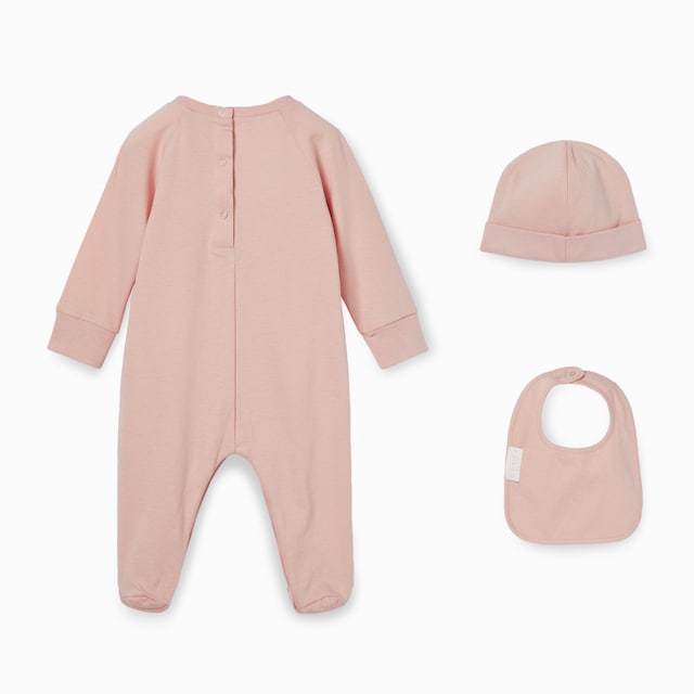 Baby cotton three-piece gift set