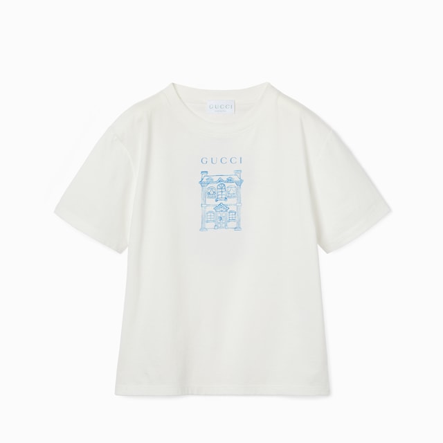 Children's cotton T-shirt with print