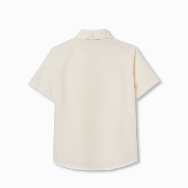 Chemise pour enfant en jacquard de coton à motif GG