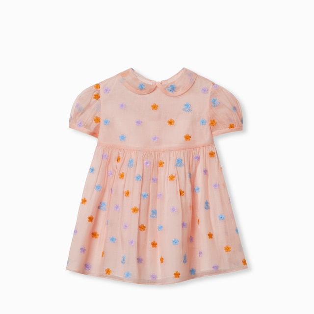 Baby embroidered organza dress