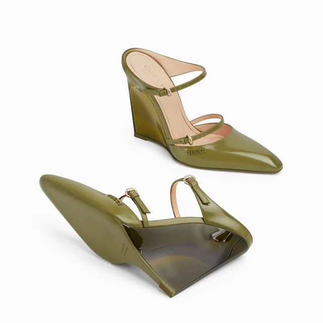 Women's wedge mule