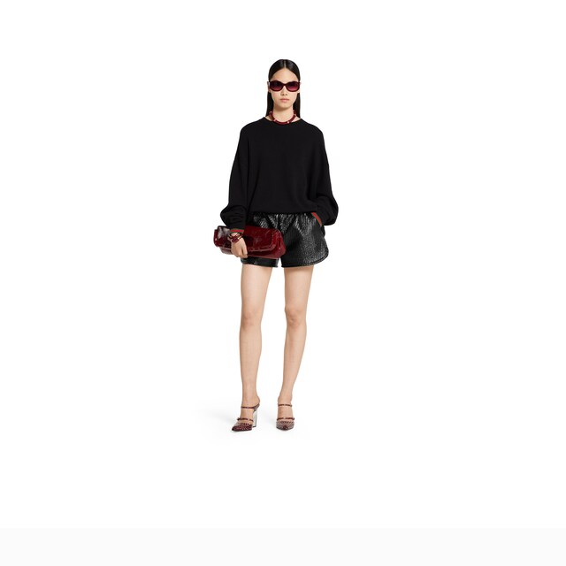 Cashmere wool sweater with Web trim - image 5