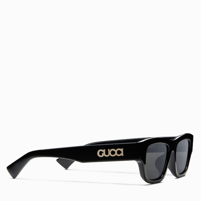 Low nose bridge fit rectangular sunglasses