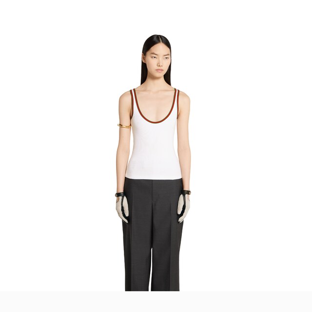 Cotton tank top with Web - image 3