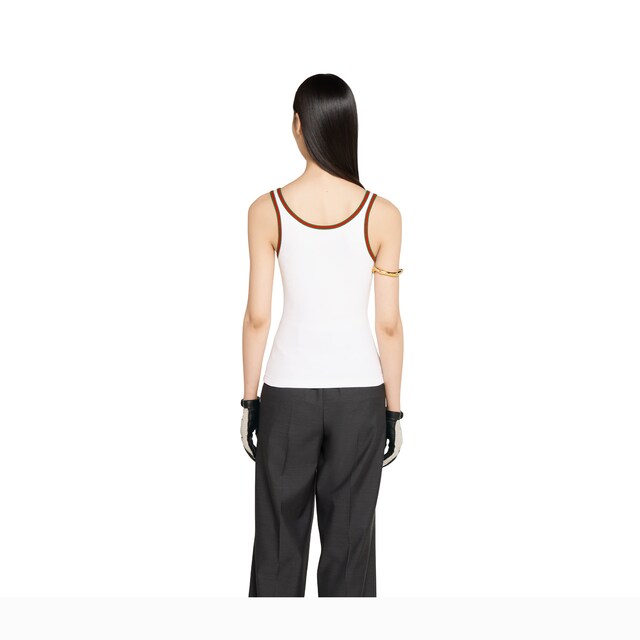 Cotton tank top with Web - image 4